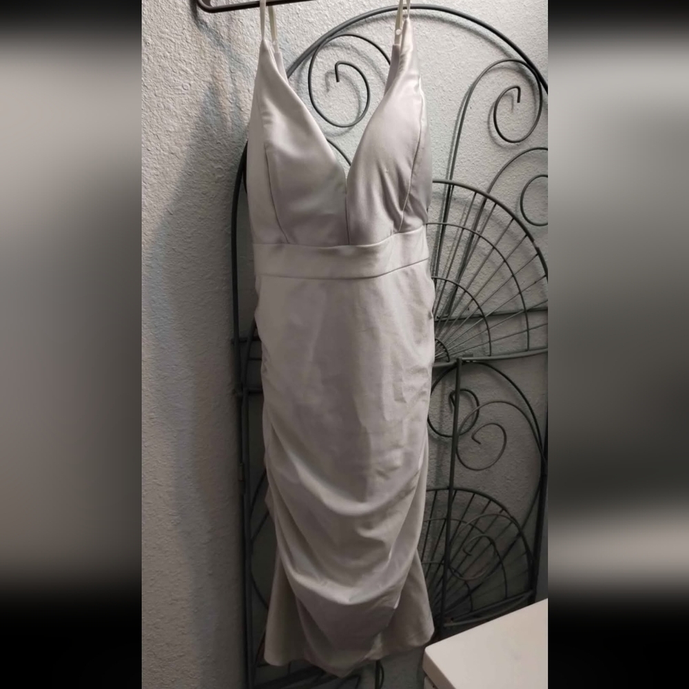 Windsor White Silky Mini Dress Worn Once Need Gone Asap